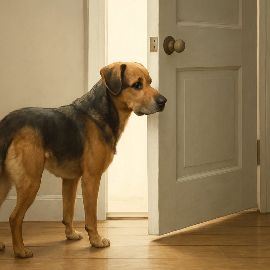 Как справиться с разлукой у собаки