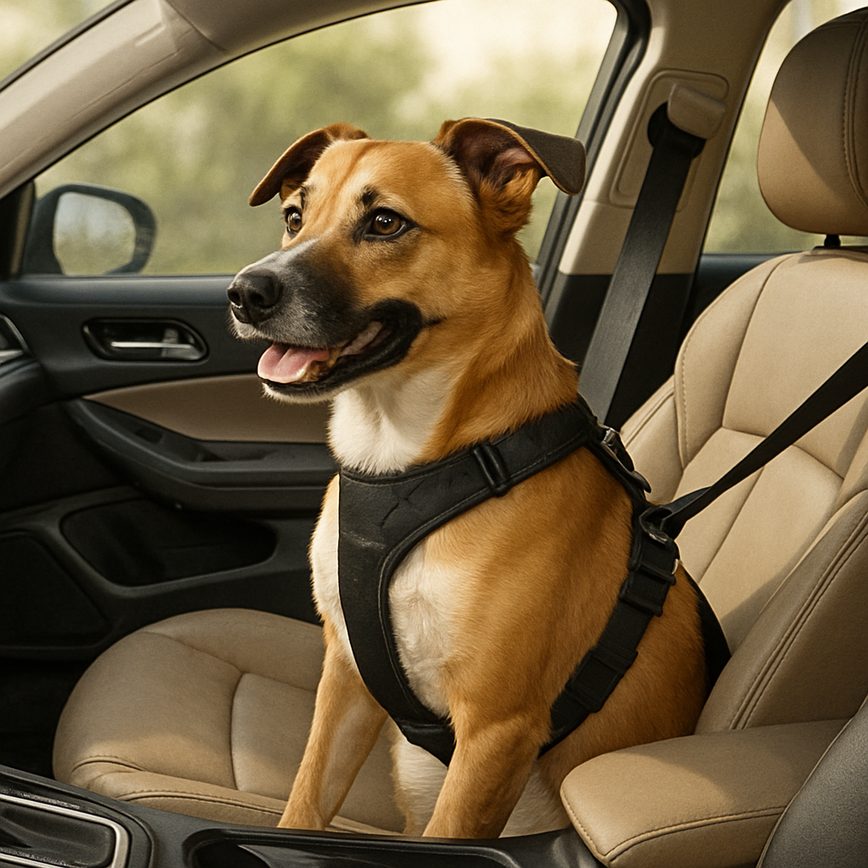 Как приучить собаку к машине