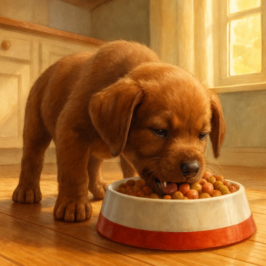 Питание щенка по возрастам